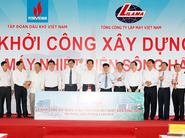 Khởi công xây dựng công trình nhà máy nhiệt điện Sông Hậu 1 ảnh 1