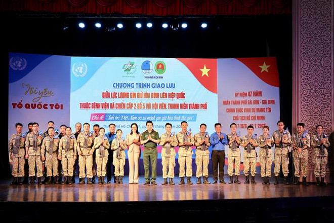 Lực lượng Gìn giữ Hòa bình LHQ giao lưu với thanh niên TP.HCM ảnh 3