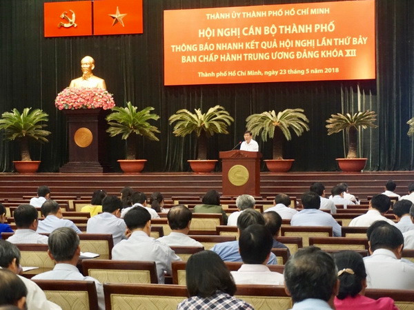 TP.HCM thông báo kết quả Hội nghị Trung ương 7 khóa XII ảnh 1