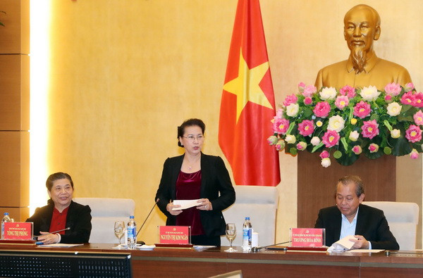 Đoàn kiểm tra của Bộ Chính trị thông báo kết quả về Đảng đoàn Quốc hội ảnh 1