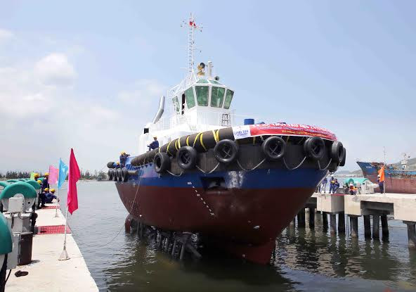 Hạ thủy tàu kéo 5.600 mã lực xuất sang New Zealand ảnh 1