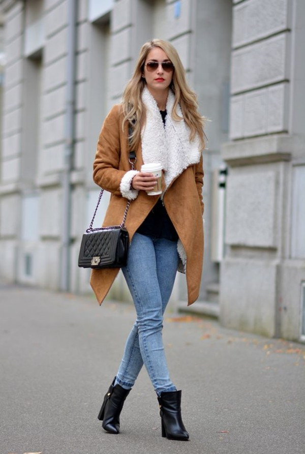 Áo khoác da lộn - "tuyên ngôn" của những cô nàng sành điệu ảnh 7