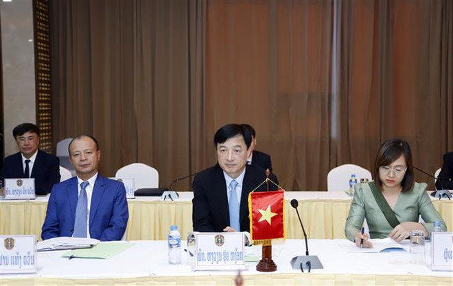 Bộ Công an hai nước Việt Nam và Lào tăng cường hợp tác ảnh 2