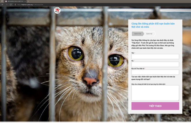 Phát động chiến dịch 'nói không với nạn buôn bán thịt chó, mèo' ảnh 1