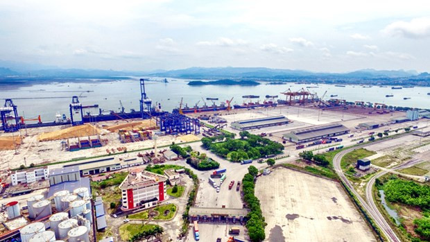 Toàn cảnh Khu Công nghiệp Cái Lân. (Nguồn: baoquangninh) Quảng Ninh tạo đà cho phát triển kinh tế trong năm 2021 ảnh 1
