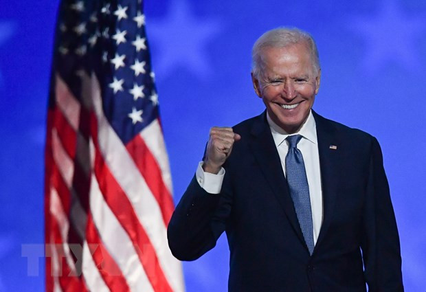 Tổng thống Mỹ Joe Biden. (Ảnh: AFP/TTXVN) Mỹ tham gia trở lại Hiệp định Paris về biến đổi khí hậu ảnh 1