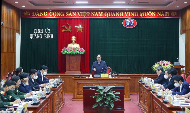 Hình ảnh Thủ tướng làm việc với lãnh đạo tỉnh Quảng Bình ảnh 5