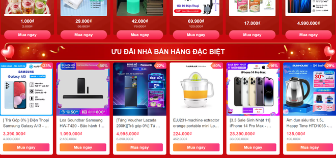 Các sàn thương mại điện tử tung khuyến mãi lớn dịp đầu năm ảnh 1