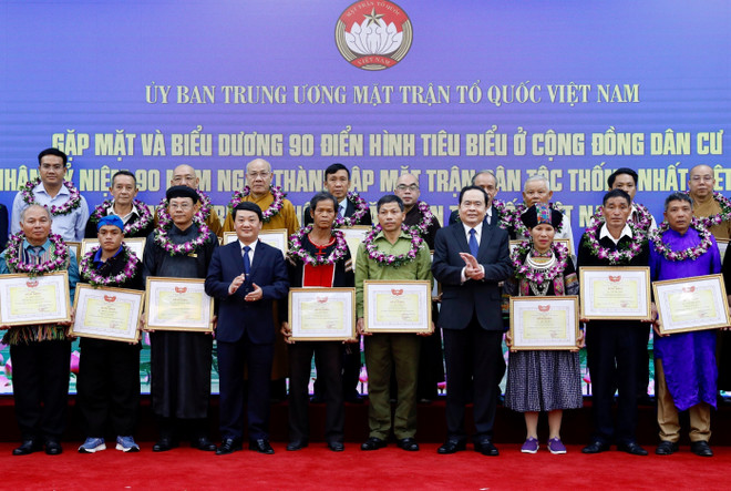 MTTQ biểu dương 90 điển hình tiêu biểu ở cộng đồng dân cư ảnh 1