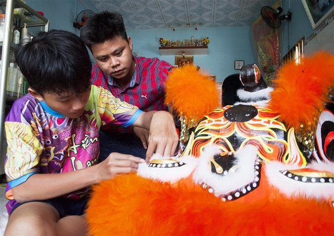 Người khởi nghiệp từ niềm đam mê nghệ thuật lân sư rồng ảnh 1