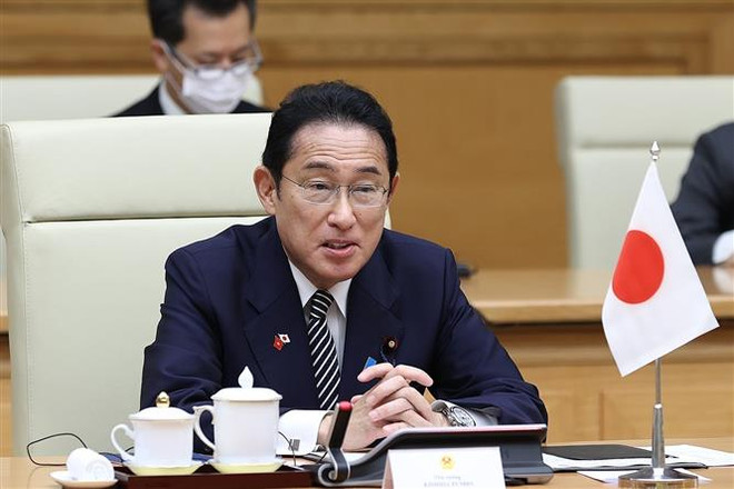 Thủ tướng Phạm Minh Chính hội đàm với Thủ tướng Nhật Bản Kishida Fumio ảnh 2