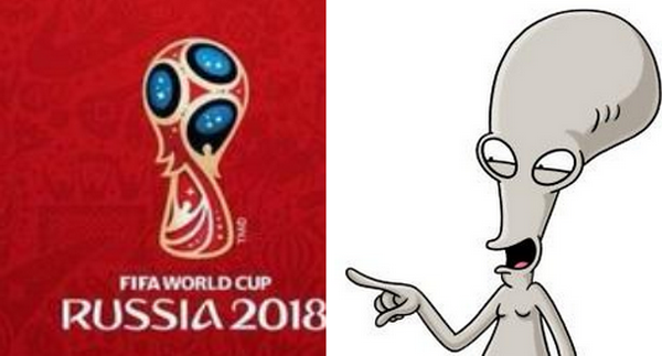 Biểu trưng World Cup 2018 bị ví giống người ngoài hành tinh ảnh 1