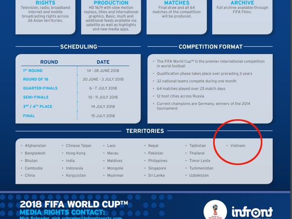 Bản quyền phát sóng World Cup 2018: Vì sao VTV lại lần nữa phủ nhận? ảnh 1