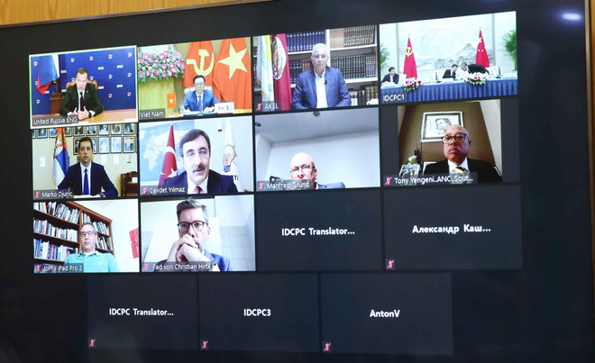 Hội nghị bàn tròn chính đảng quốc tế về hợp tác an ninh thời COVID-19 ảnh 1