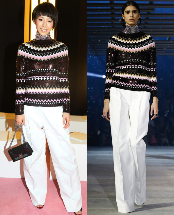 Sao châu Á tỏa sáng trong các thiết kế chớm Thu của Dior ảnh 5