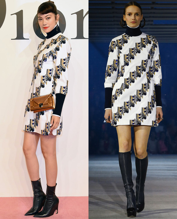 Sao châu Á tỏa sáng trong các thiết kế chớm Thu của Dior ảnh 4