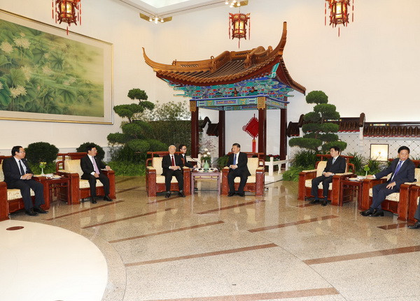 Tổng Bí thư hội đàm với Tổng Bí thư, Chủ tịch Trung Quốc Tập Cận Bình ảnh 3