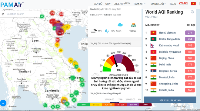 Chất lượng không khí tới ngưỡng ‘nâu’: Cảnh báo khẩn cấp về sức khỏe ảnh 1