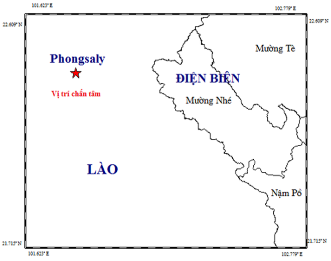 Xảy ra động đất cường độ 3,1 cách biên giới Việt Nam 32 km ảnh 1