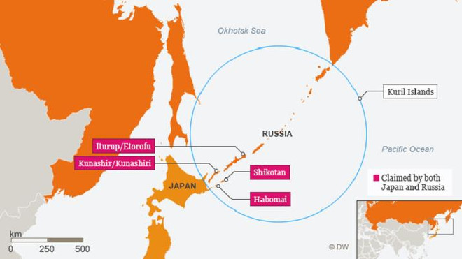 500 binh sỹ Nga tập trận tại quần đảo tranh chấp với Nhật Bản ảnh 1