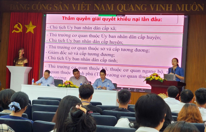 Hội thảo góp ý hoàn thiện pháp luật về khiếu nại tại TP Hồ Chí Minh ảnh 1