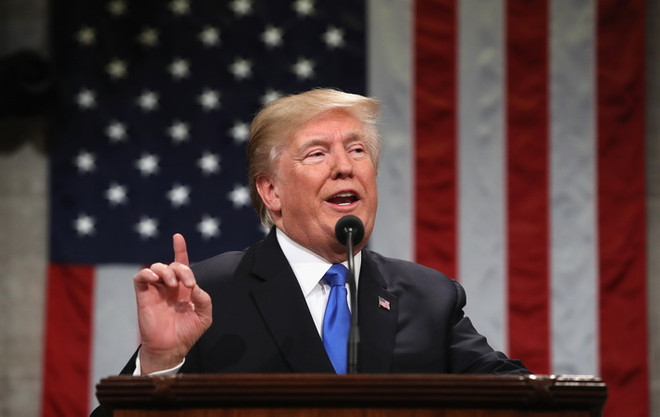 Thông điệp liên bang đa mục tiêu của Tổng thống Mỹ Donald Trump ảnh 1
