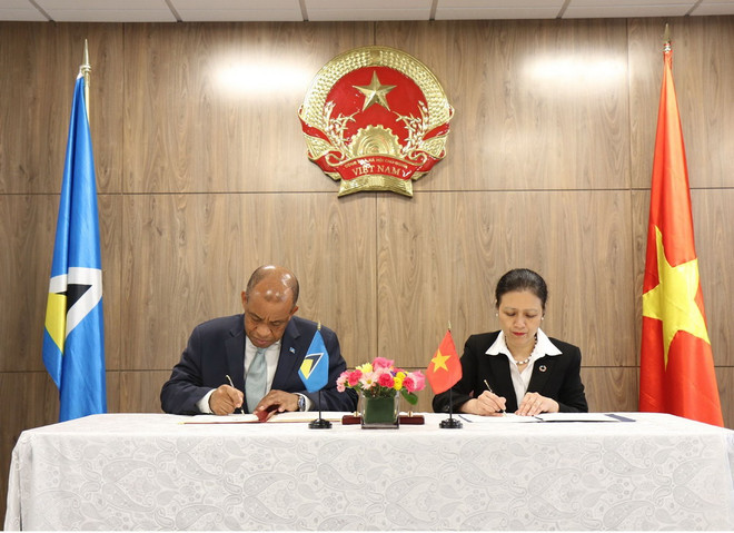 Việt Nam chính thức thiết lập quan hệ ngoại giao với Saint Lucia ảnh 2