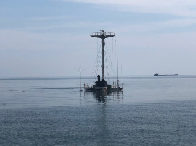 Tiến hành trục vớt tàu Mỹ An 1 bị chìm trên biển Vũng Tàu ảnh 1