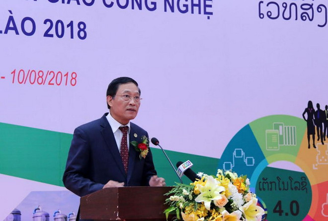Khai mạc Diễn đàn xúc tiến chuyển giao công nghệ Việt Nam-Lào 2018 ảnh 2