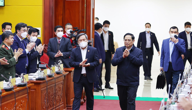 Hình ảnh Thủ tướng làm việc với lãnh đạo tỉnh Quảng Bình ảnh 1