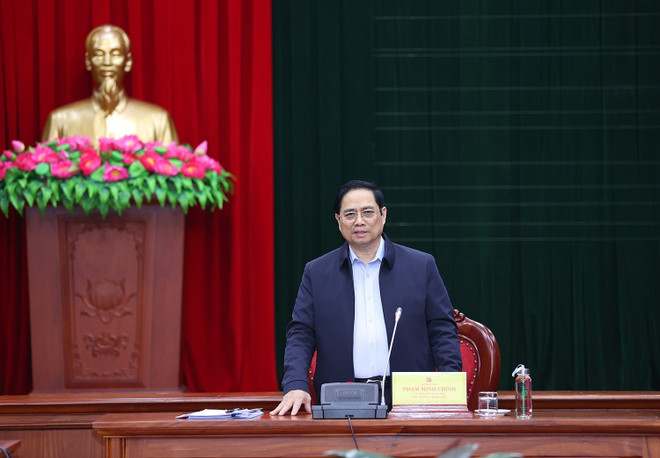 Hình ảnh Thủ tướng làm việc với lãnh đạo tỉnh Quảng Bình ảnh 2