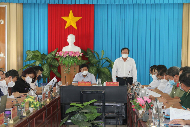Bộ Y tế kiểm tra công tác phòng, chống dịch COVID-19 tại tỉnh Trà Vinh ảnh 1