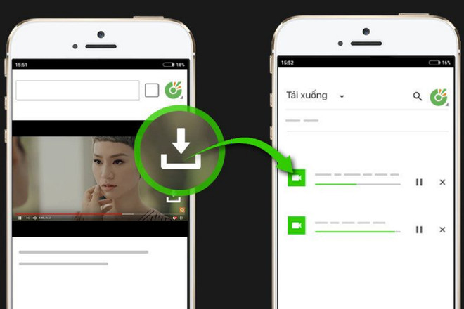 Cốc Cốc cung cấp tính năng tải video cho thiết bị di động ảnh 1