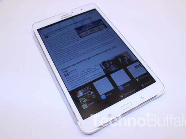 Mẫu Galaxy Tab Pro 8.4. (Nguồn: technobuffalo.com) Samsung ra mắt mẫu máy tính bảng “nét hơn Retina” ảnh 1