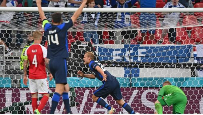 Ảnh hưởng tâm lý vì vụ Eriksen, Đan Mạch bất ngờ để thua Phần Lan ảnh 1