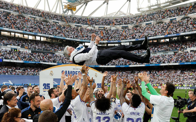 'Hủy diệt' Espanyol, Real Madrid vô địch La Liga sớm 4 vòng đấu ảnh 2