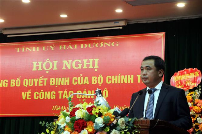 Ông Trần Đức Thắng giữ chức Bí thư Tỉnh ủy Hải Dương ảnh 1