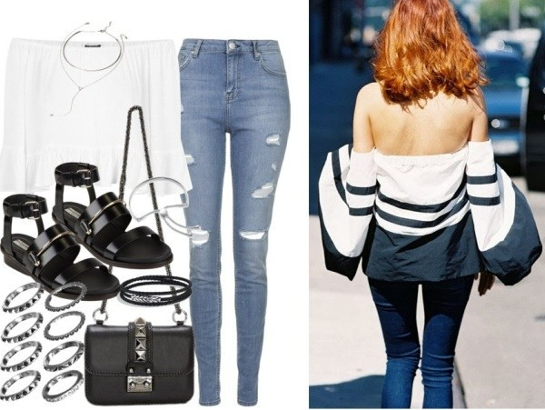 Cách phối đồ sành điệu cùng áo trễ vai tươi mát đầy phong cách ảnh 5