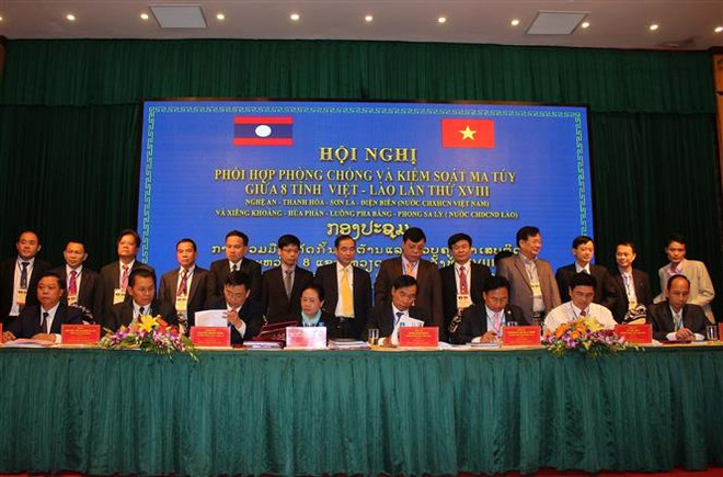 8 tỉnh của Việt Nam và Lào nỗ lực triệt phá các điểm nóng ma túy ảnh 1