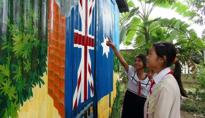 Làng bích họa Việt-Úc: Điểm đến độc đáo ở Đồng Tháp ảnh 2