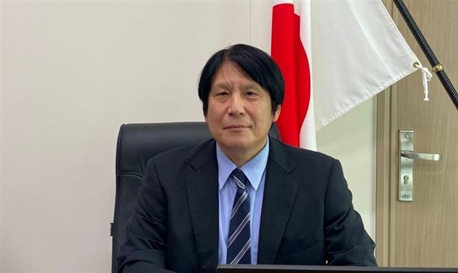 Ông Yakabe Yoshinori, Tổng lãnh sự quán Nhật Bản tại Đà Nẵng. (Ảnh Văn DũngTTXVN) Tăng cường hợp tác giữa Nhật Bản với Đà Nẵng và các tỉnh miền Trung ảnh 1