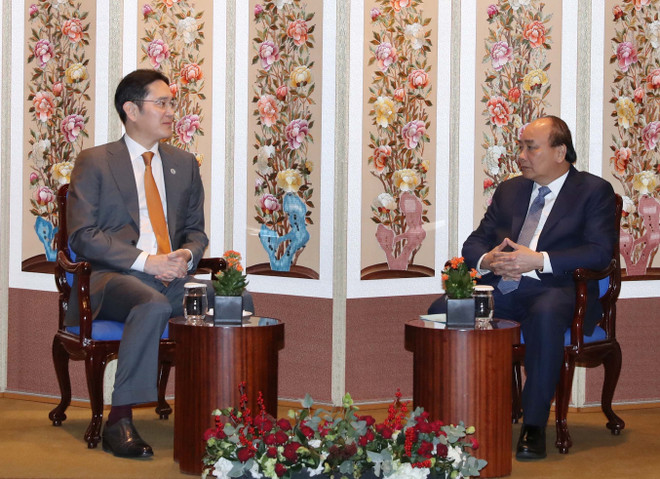 Thủ tướng Nguyễn Xuân Phúc tiếp Phó Chủ tịch Tập đoàn Samsung ảnh 1