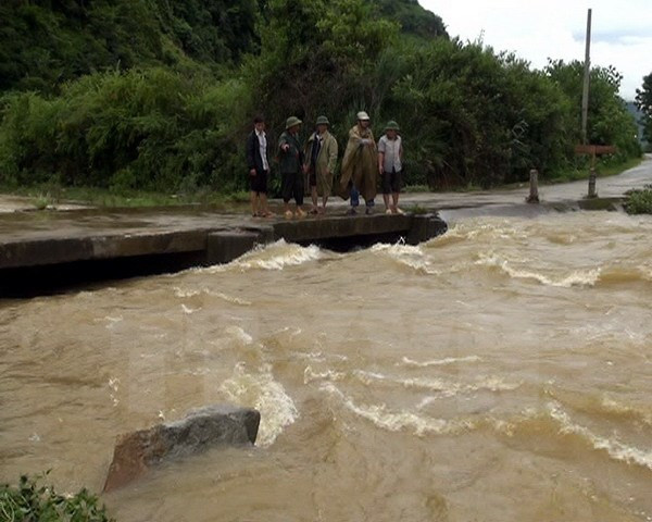 Phú Yên: Một học sinh tiểu học bị nước cuốn trôi khi qua cầu gỗ ảnh 1