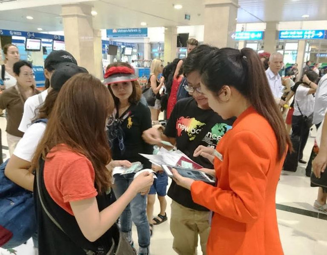 Jetstar Pacific triển khai dịch vụ "check-in di động” tại sân bay ảnh 1