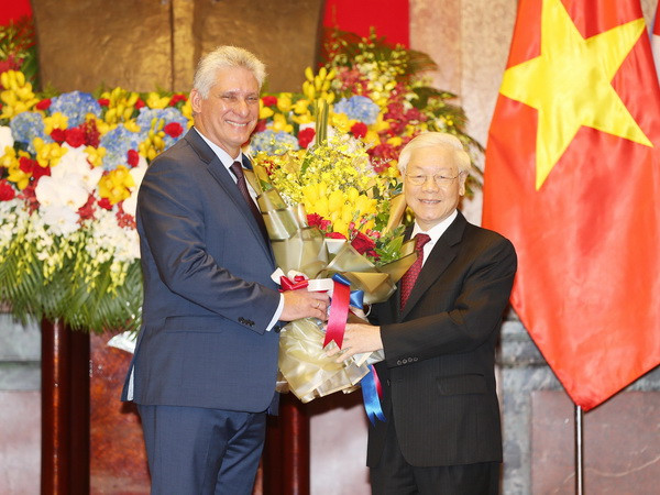 Tổng Bí thư, Chủ tịch nước hội đàm với Chủ tịch Hội đồng Nhà nước Cuba ảnh 2