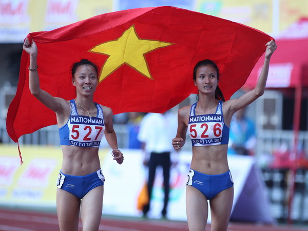 Điền kinh lập "poker," đoàn Việt Nam cán mốc 62 HCV ảnh 1