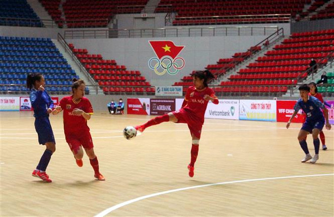 Khai mạc giải Futsal nữ vô địch quốc gia năm 2022 tại tỉnh Hà Nam ảnh 1
