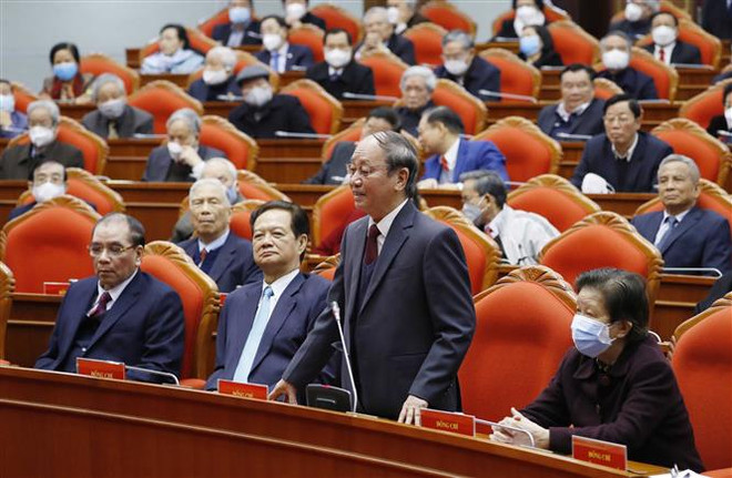 Bộ Chính trị gặp mặt các nguyên lãnh đạo cấp cao của Đảng, Nhà nước ảnh 3