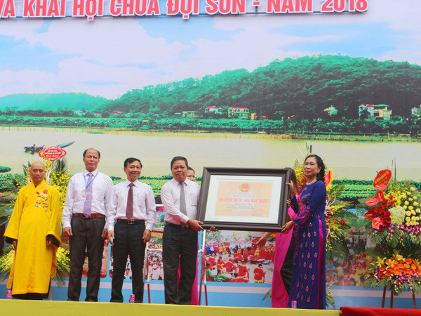 Chùa Đọi Sơn được công nhận là Di tích quốc gia đặc biệt ảnh 1