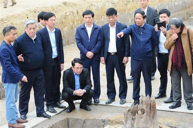 Hải Phòng: Khai quật bãi cọc gỗ thuộc trận chiến Bạch Đằng lần thứ 3 ảnh 1